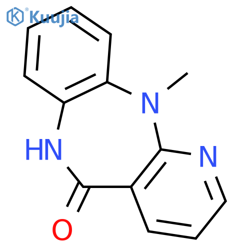 11-methyl-6,11-dihydro-5H-pyrido[2,3-b][1,5]benzodiazepin-5-one structure