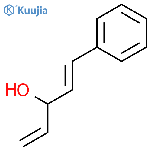 1-phenylpenta-1,4-dien-3-ol structure