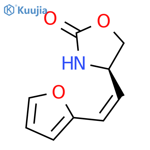 2-Oxazolidinone, 4-[(1Z)-2-(2-furanyl)ethenyl]-, (4R)- structure