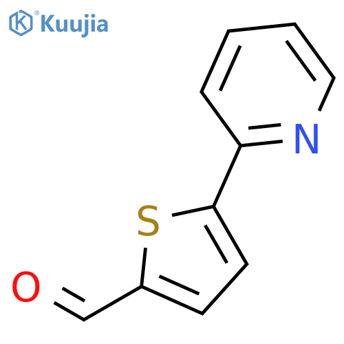 5-(Pyridin-2-yl)thiophene-2-carbaldehyde structure