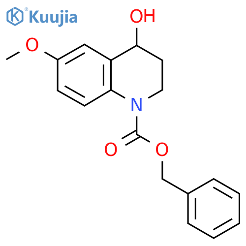 Benzyl 4-hydroxy-6-methoxy-1,2,3,4-tetrahydroquinoline-1-carboxylate structure
