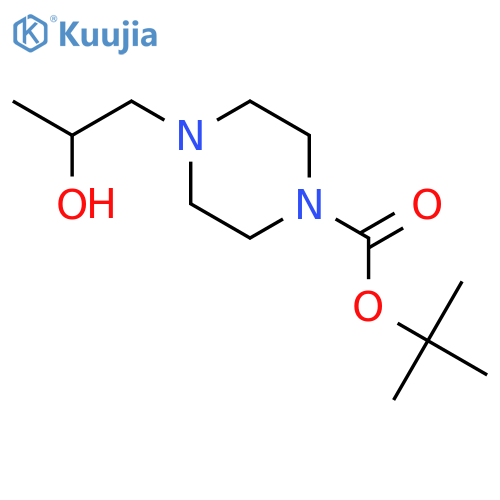 Tert-butyl 4-(3-hydroxypropyl)piperazine-1-carboxylate structure