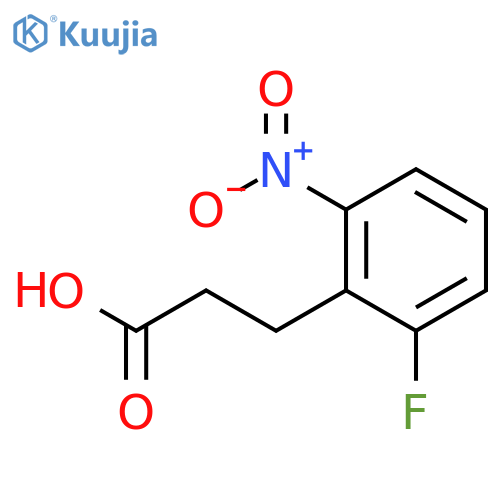3-(2-Fluoro-6-nitrophenyl)propanoic acid structure