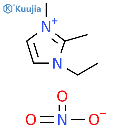 1-ethyl-2,3-dimethylimidazolium nitrate structure