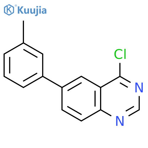 4-Chloro-6-(m-tolyl)quinazoline structure