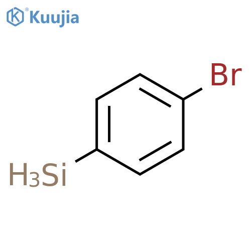 Benzene, 1-bromo-4-silyl- structure