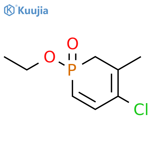 Phosphorin, 4-chloro-1-ethoxy-1,2-dihydro-3-methyl-, 1-oxide structure