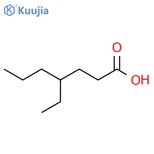 4-ethylheptanoic acid structure