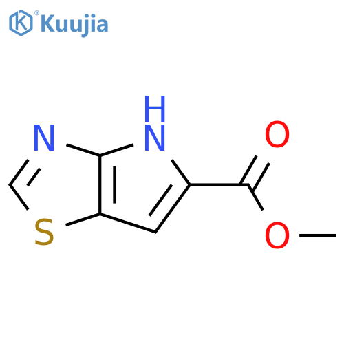 methyl 4H-pyrrolo2,3-d1,3thiazole-5-carboxylate structure