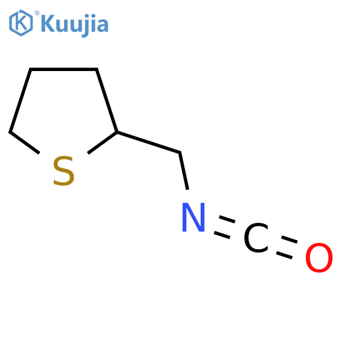 2-(Isocyanatomethyl)thiolane structure