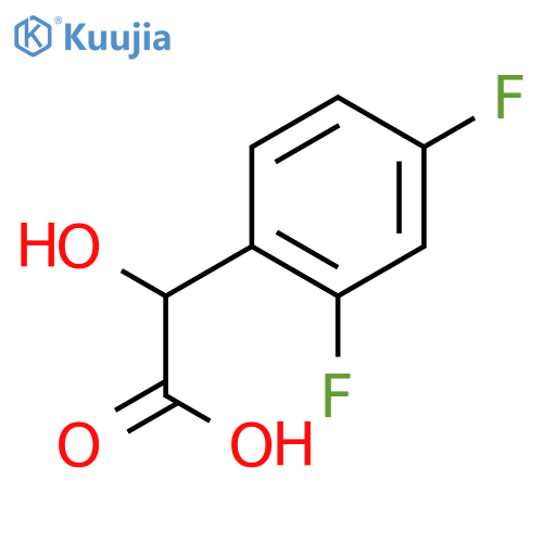 2,4-Difluoromandelic acid structure