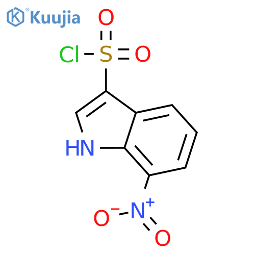 7-nitro-1H-indole-3-sulfonyl chloride structure