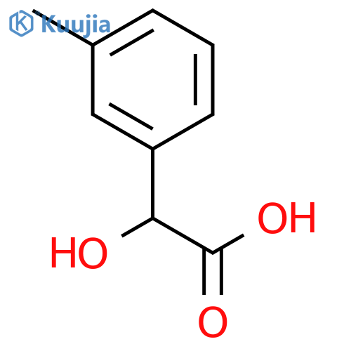 Benzeneacetic acid, α-hydroxy-3-methyl-, (αS)- structure