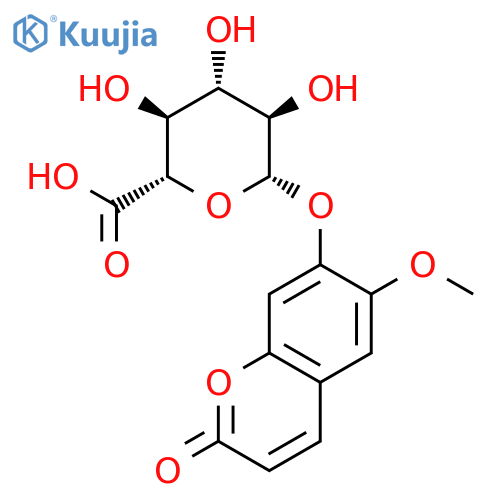 Scopoletin b-D-Glucuronide structure