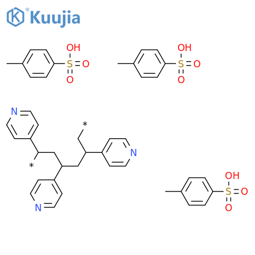 poly(4-vinylpyridinium p-toluenesulfonate) structure
