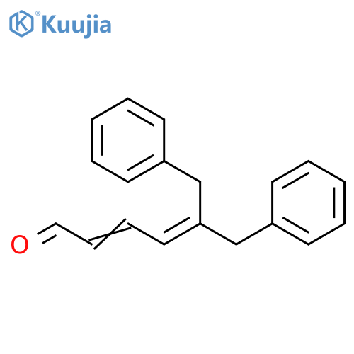 2,4-Hexadienal, 6-phenyl-5-(phenylmethyl)- structure