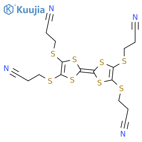 2,3,6,7-Tetrakis(2-cyanoethylthio)tetrathiafulvalene structure