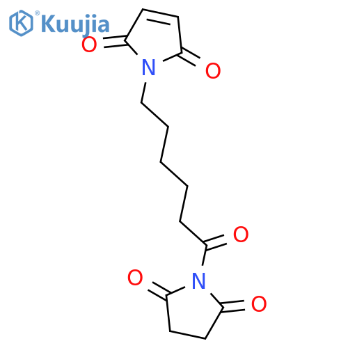 2,5-Pyrrolidinedione,1-[6-(2,5-dihydro-2,5-dioxo-1H-pyrrol-1-yl)-1-oxohexyl]- structure