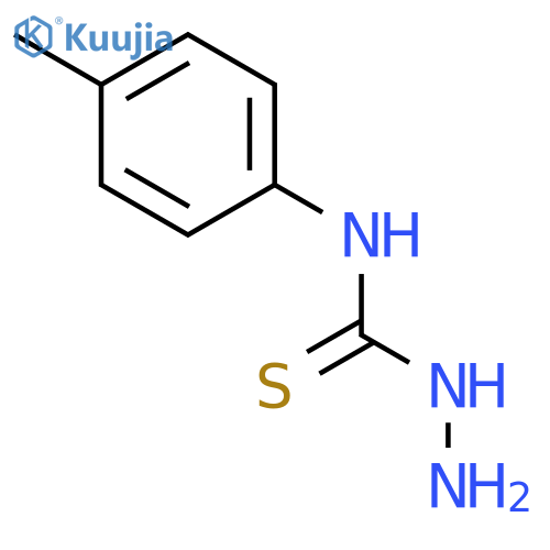 3-amino-1-(4-methylphenyl)thiourea structure