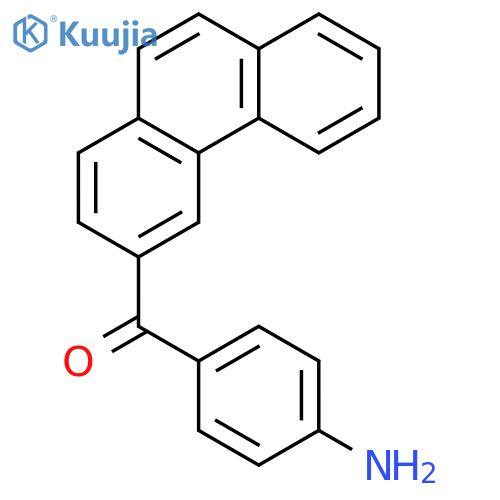 Methanone, (4-aminophenyl)-3-phenanthrenyl- structure