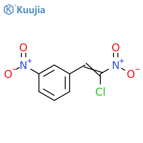 Benzene, 1-(2-chloro-2-nitroethenyl)-3-nitro- structure