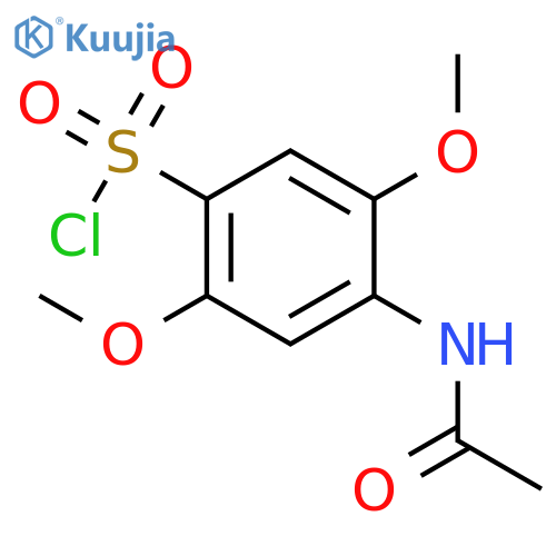 4-Chlorosulfonyl-2,5-dimethoxyacetanilide structure