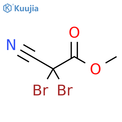 methyl 2,2-dibromo-2-cyanoacetate structure