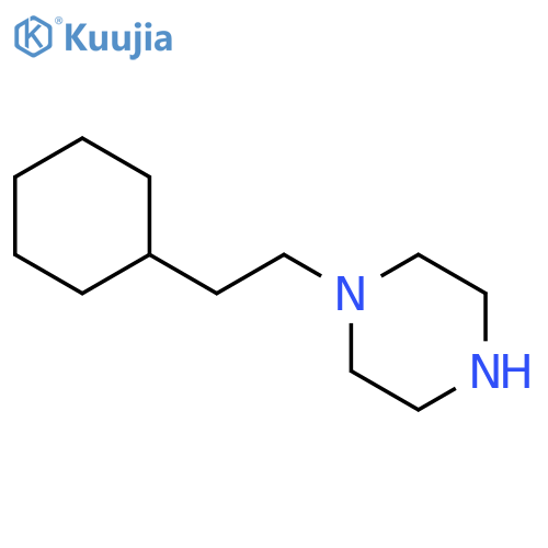 1-(2-Cyclohexylethyl)piperazine structure