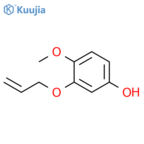 Phenol, 4-methoxy-3-(2-propenyloxy)- structure