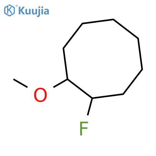 Cyclooctane, 1-fluoro-2-methoxy- (9CI) structure