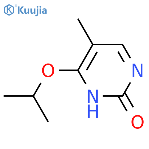 2(1H)-Pyrimidinone,5-methyl-6-(1-methylethoxy)- structure