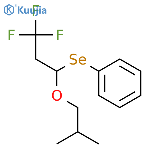 BENZENE, [[3,3,3-TRIFLUORO-1-(2-METHYLPROPOXY)PROPYL]SELENO]- structure