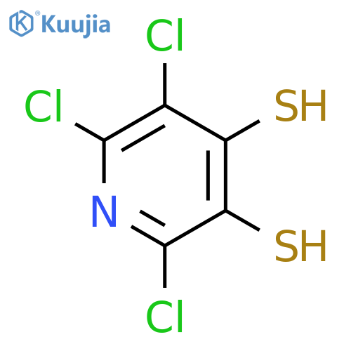 2,3,6-Trichloro-5-sulfanylpyridine-4(1H)-thione structure