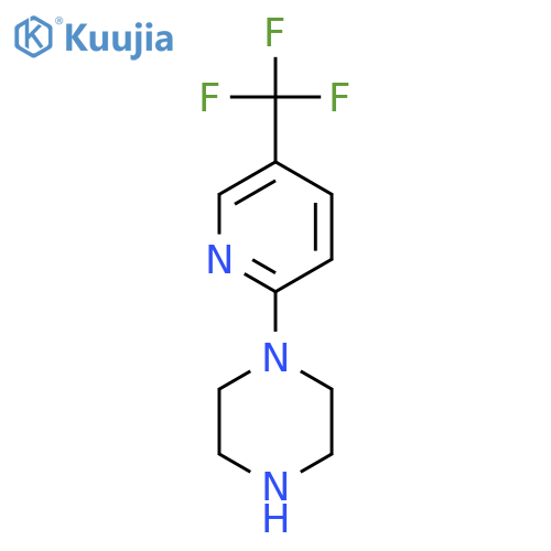 1-[5-(trifluoromethyl)pyridin-2-yl]piperazine structure