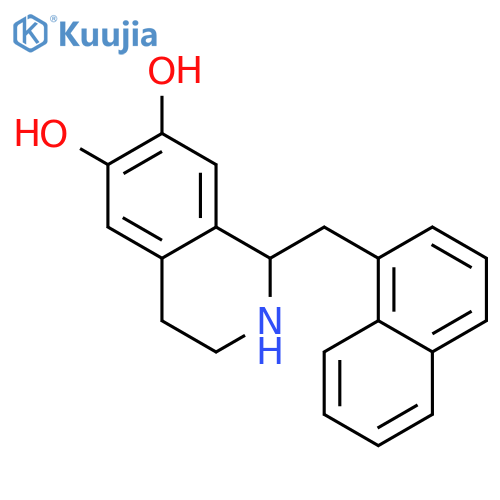 6,7-ISOQUINOLINEDIOL, 1,2,3,4-TETRAHYDRO-1-(1-NAPHTHALENYLMETHYL)- structure