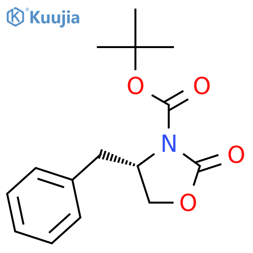 (S)-3-(tert-butoxycarbonyl)-4-benzyl-2-oxazolidinone structure