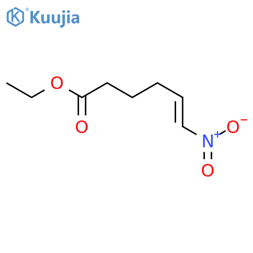 5-Hexenoic acid, 6-nitro-, ethyl ester, (E)- structure