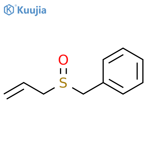 Benzene, [(2-propenylsulfinyl)methyl]- structure