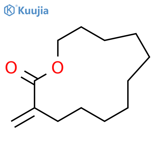 Oxacyclotridecan-2-one, 3-methylene- structure