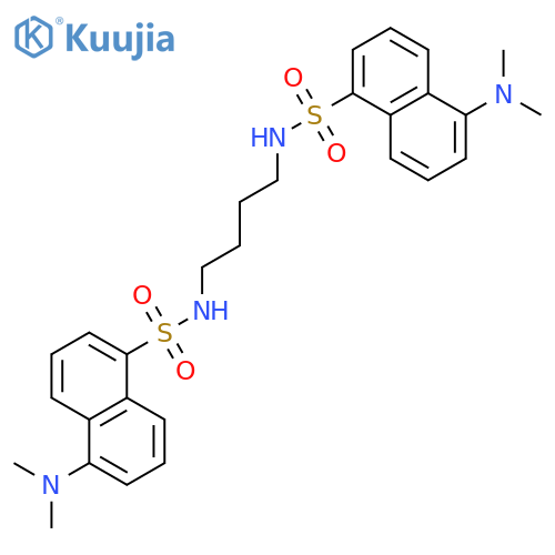 1-Naphthalenesulfonamide,N,N'-1,4-butanediylbis[5-(dimethylamino)- structure