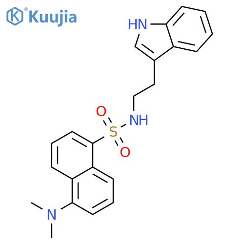 N-(2-(1H-Indol-3-yl)ethyl)-5-(dimethylamino)naphthalene-1-sulfonamide structure