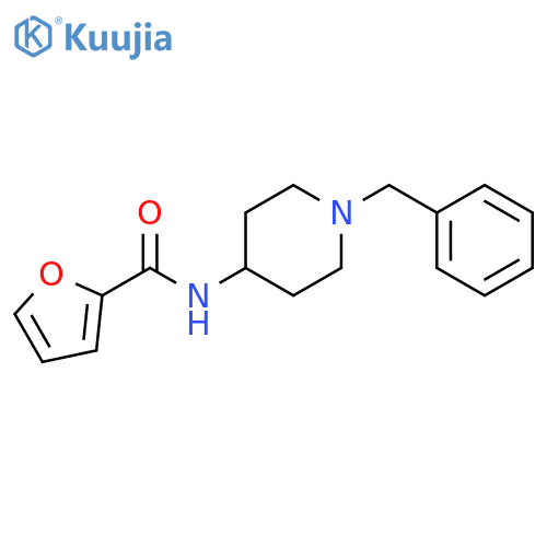N-(1-benzylpiperidin-4-yl)furan-2-carboxamide structure