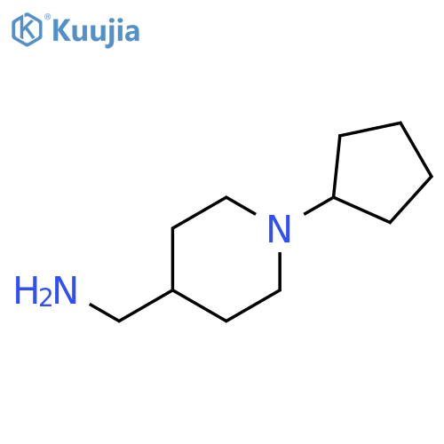 (1-Cyclopentylpiperidin-4-yl)methanamine structure