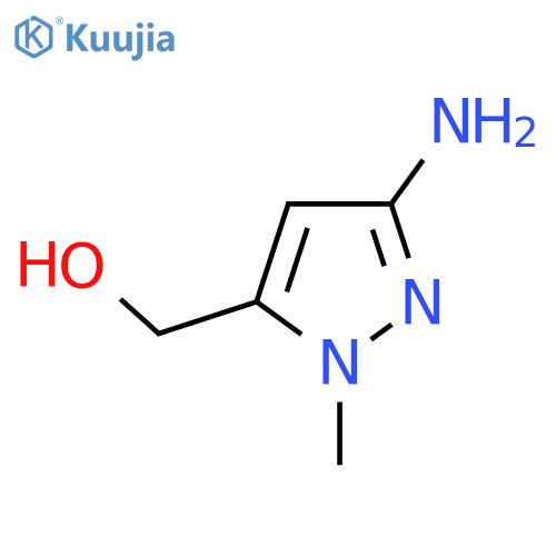 (3-Amino-1-methyl-1H-pyrazol-5-yl)methanol structure