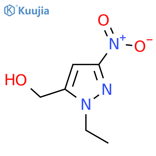 (1-Ethyl-3-nitro-1H-pyrazol-5-YL)methanol structure