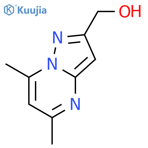 (5,7-dimethylpyrazolo[1,5-a]pyrimidin-2-yl)methanol structure