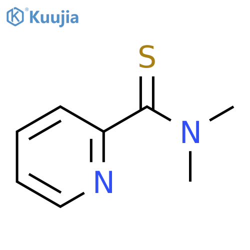 Pyridine-2-carbothioic acid dimethylamide structure
