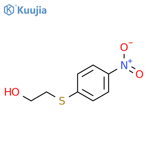 2-(4-nitrophenyl)sulfanylethan-1-ol structure