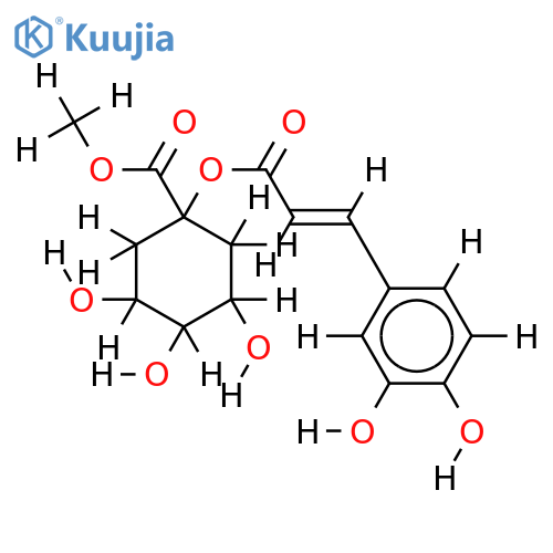 1-trans-O-caffeoyl quinic acid methyl ester structure