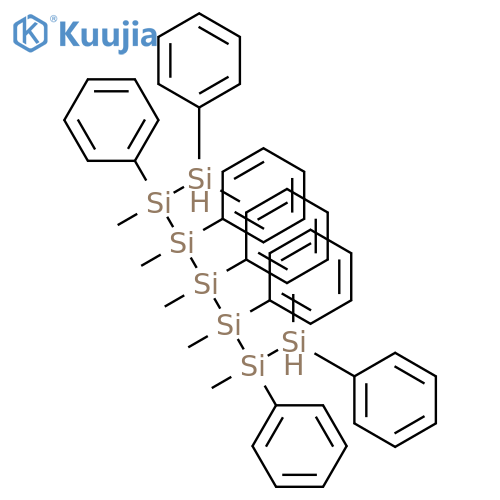 Heptasilane, 1,2,3,4,5,6,7-heptamethyl-1,2,3,4,5,6,7-heptaphenyl- structure